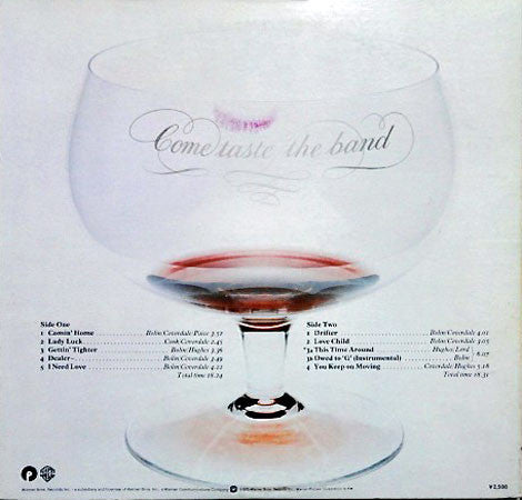 Deep Purple - Come Taste The Band (Vinyl, LP, Album, Stereo)