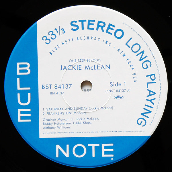 Jackie McLean - One Step Beyond (Vinyl, LP, Album, Stereo, Reissue, Limited Edition) Near Mint (NM or M-) / Near Mint (NM or M-)