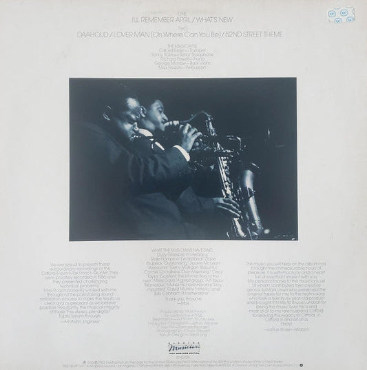 Clifford Brown And Max Roach - Pure Genius (Volume One) (Vinyl, LP, Album) Very Good (VG) / Very Good (VG)