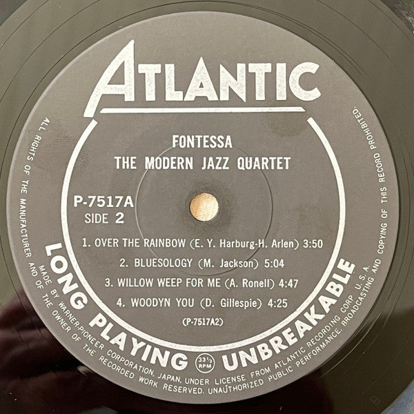 The Modern Jazz Quartet - Fontessa (Vinyl, LP, Album, Repress, Stereo) Near Mint (NM or M-) / Very Good Plus (VG+)