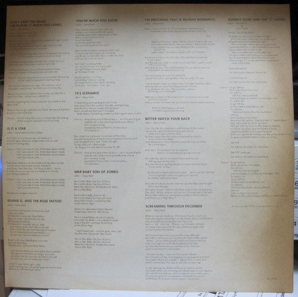 Daryl Hall & John Oates - War Babies (Vinyl, LP, Album, Promo, Reissue) Near Mint (NM or M-) / Very Good Plus (VG+)