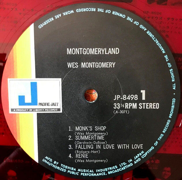 Wes Montgomery - Montgomery Land (Vinyl, LP, Album, Stereo)
