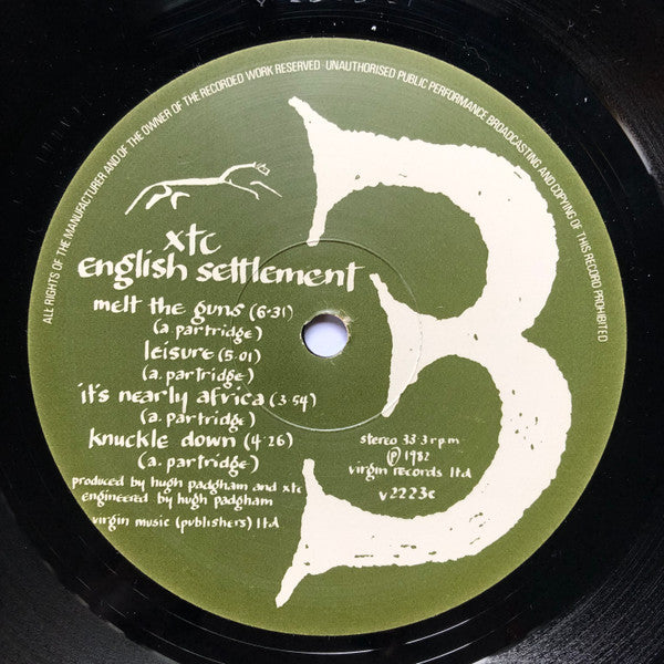 XTC - English Settlement (2xVinyl, LP, Album, Stereo) Very Good Plus (VG+) / Very Good (VG)