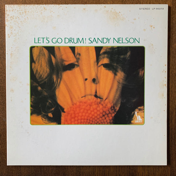 Sandy Nelson - Let's Go Drum! (Vinyl, LP, Compilation, Test Pressing, White Label, Stereo) Very Good Plus (VG+) / Very Good (VG)