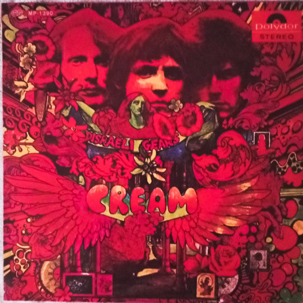 Cream (2) - Disraeli Gears (Vinyl, LP, Album, Reissue, Stereo) Very Good (VG) / Good Plus (G+)