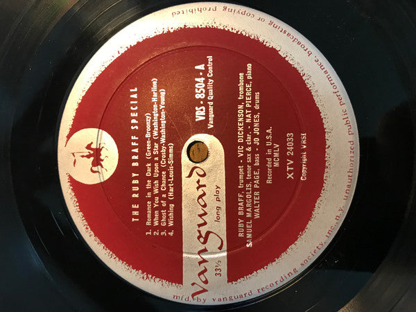 Ruby Braff - Ruby Braff Special (Vinyl, LP, Album)