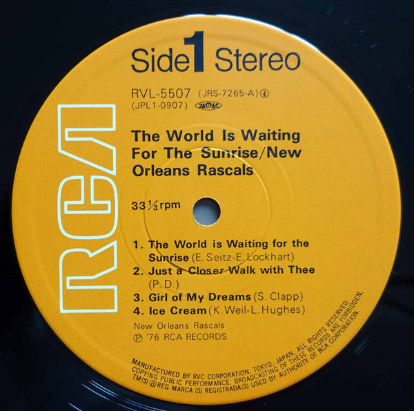 New Orleans Rascals - The World Is Waiting For The Sunrise (Vinyl, ...