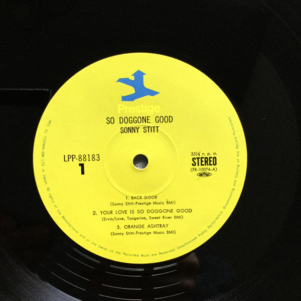 Sonny Stitt - So Doggone Good (Vinyl, LP, Album) Very Good (VG) / Very Good Plus (VG+)