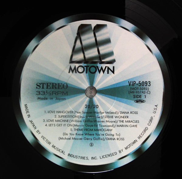 Various - 20/20 Twenty No.1 Hits From Twenty Years At Motown (Vinyl...