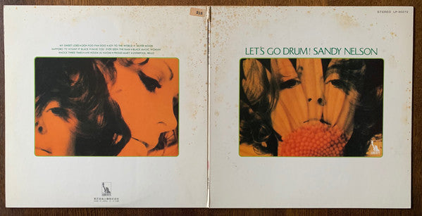 Sandy Nelson - Let's Go Drum! (Vinyl, LP, Compilation, Test Pressing, White Label, Stereo) Very Good (VG) / Very Good Plus (VG+)