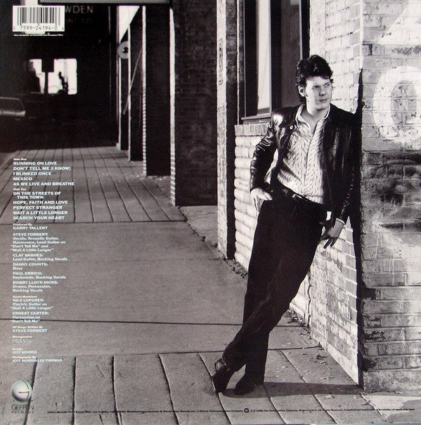 Steve Forbert - Streets Of This Town (Vinyl, LP, Album) Very Good Plus (VG+) / Good (G)