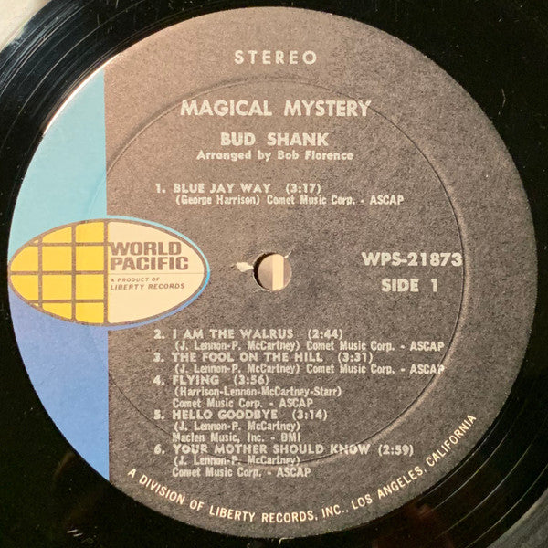 Bud Shank - Magical Mystery (Vinyl, LP, Album, Stereo) Good Plus (G+) / Good Plus (G+)