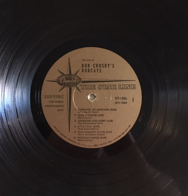 Bob Crosby And The Bob Cats - The Hits Of Bob Crosby's Bobcats (Vinyl, LP, Album) Very Good (VG) / Very Good (VG)