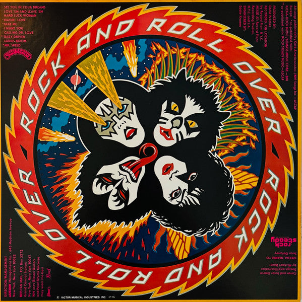 Kiss - Rock And Roll Over (Vinyl, LP, Album) Good Plus (G+) / Very Good Plus (VG+)