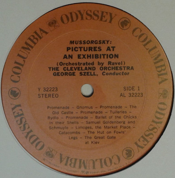 Modest Mussorgsky - Pictures At An Exhibition (Vinyl, LP, Stereo, Mono) Very Good Plus (VG+) / Very Good Plus (VG+)