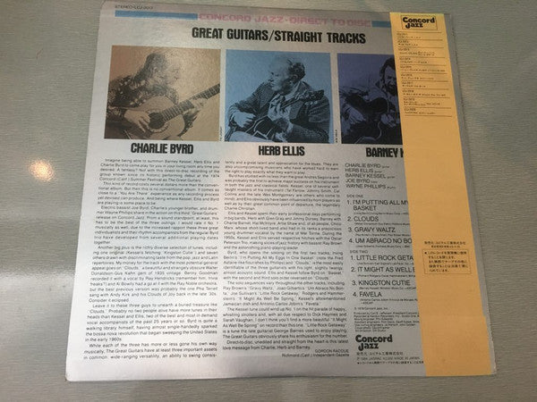 Charlie Byrd - Great Guitars / Straight Tracks (Vinyl, LP, Stereo) Very Good Plus (VG+) / Good (G)