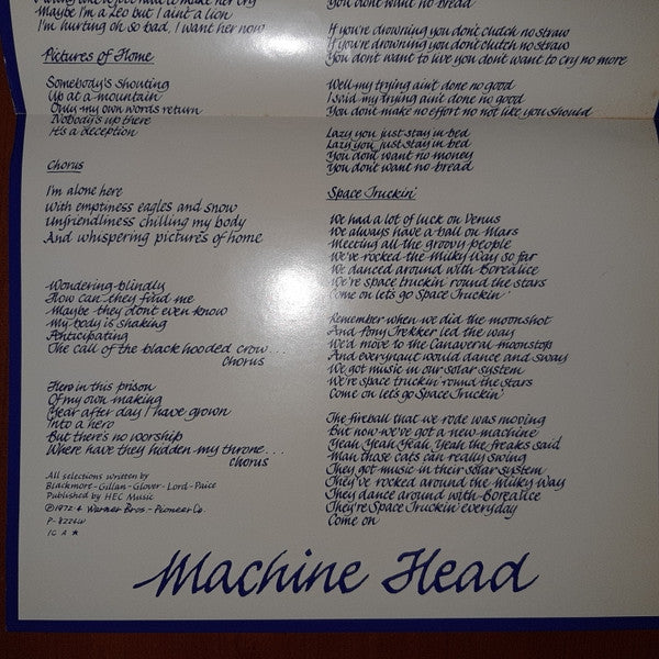 Deep Purple - Machine Head (Vinyl, LP, Album, Reissue) Very Good (VG) / Very Good (VG)