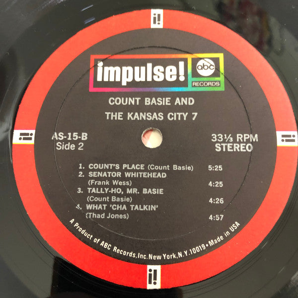 Count Basie And The Kansas City Seven - Count Basie And The Kansas City 7 (Vinyl, LP, Album, Reissue, Stereo) Very Good Plus (VG+) / Very Good Plus (VG+)