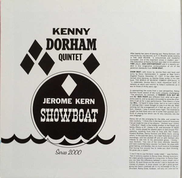 The Kenny Dorham Quintet - Jerome Kern Showboat (Vinyl, LP, Album, Reissue, Stereo) Very Good Plus (VG+) / Very Good Plus (VG+)