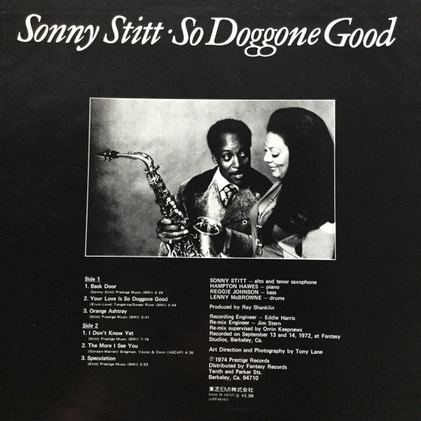 Sonny Stitt - So Doggone Good (Vinyl, LP, Album) Very Good (VG) / Very Good Plus (VG+)