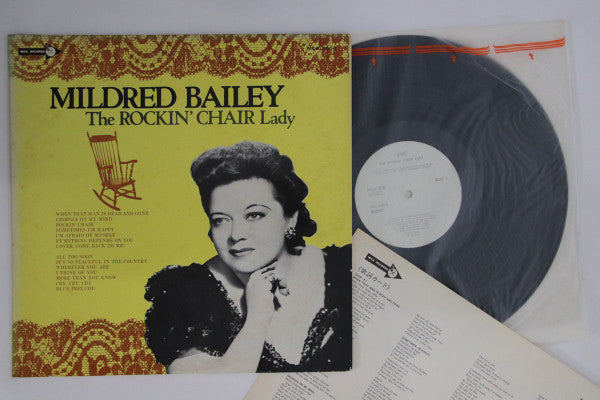 Mildred Bailey - The Rockin' Chair Lady (Eight Of Her Greatest Performances) (Vinyl, LP, Compilation, Promo, Reissue) Very Good Plus (VG+) / Very Good Plus (VG+)