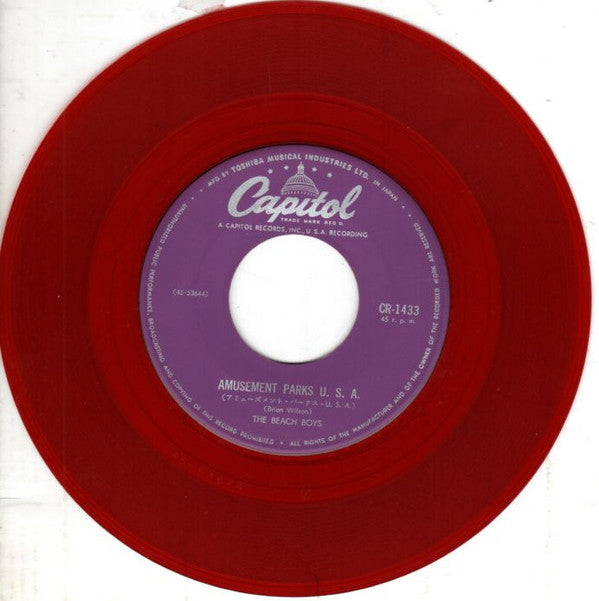 The Beach Boys - アミューズメント・パークス・U.S.A. = Amusement Parks U.S.A. (Vinyl, 7", 45 RPM, Single) Very Good Plus (VG+) / Very Good Plus (VG+)