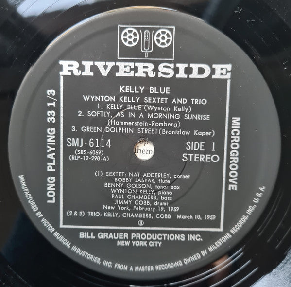 Wynton Kelly - Kelly Blue (Vinyl, LP, Album, Reissue)