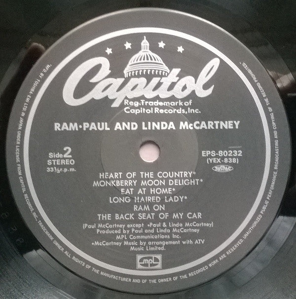 Paul & Linda McCartney - Ram = ラム (Vinyl, LP, Album, Reissue)