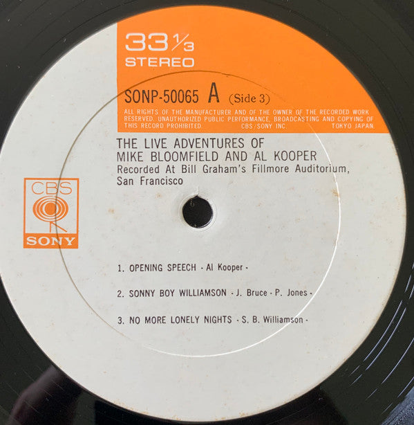Mike Bloomfield - The Live Adventures Of Mike Bloomfield And Al Koo...