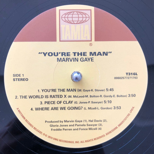 Marvin Gaye - You're The Man (2xVinyl, LP, Album, Compilation) Mint (M) / Mint (M)