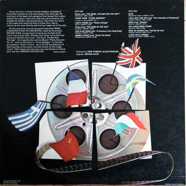 Frank Chacksfield & His Orchestra - Foreign Film Festival (Vinyl, LP) Good Plus (G+) / Very Good (VG)