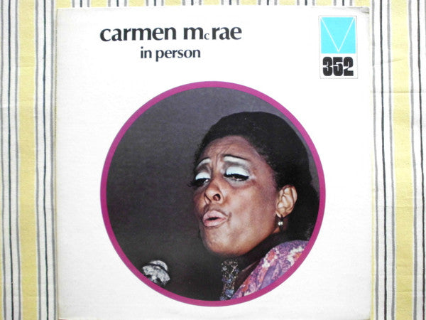 Carmen McRae - In Person (Vinyl, LP, Album, Stereo) Very Good (VG) / Very Good (VG)
