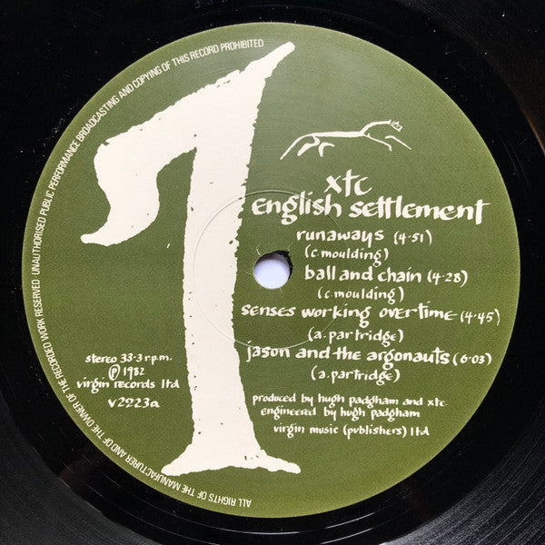 XTC - English Settlement (2xVinyl, LP, Album, Stereo) Very Good Plus (VG+) / Very Good (VG)