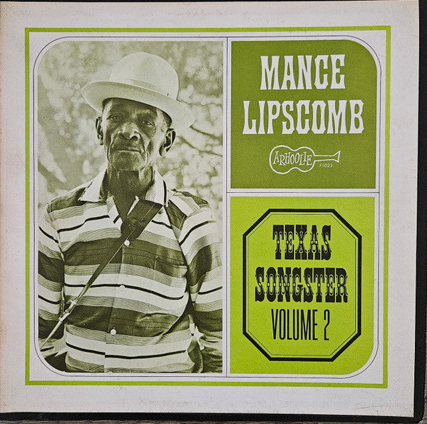 Mance Lipscomb - Texas Songster Volume 2 (Vinyl, LP, Album) Very Good Plus (VG+) / Very Good Plus (VG+)