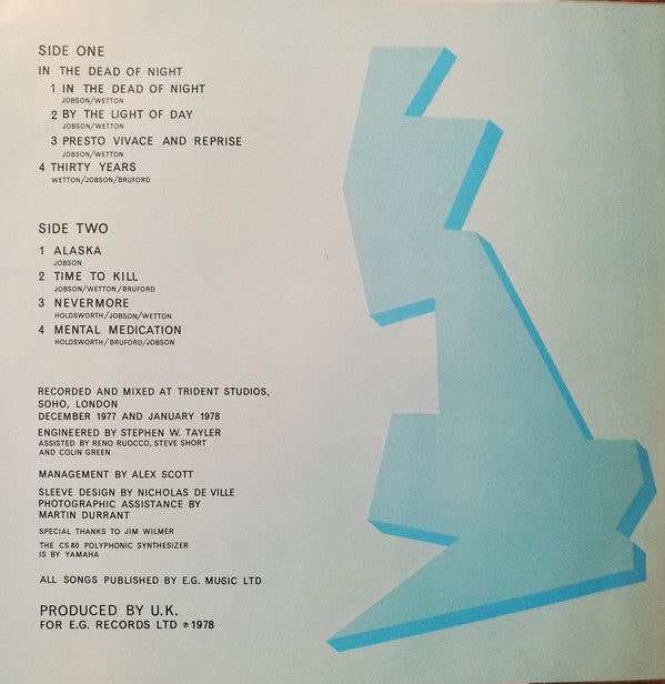 UK (3) - U.K. (Vinyl, LP, Album, Stereo)
