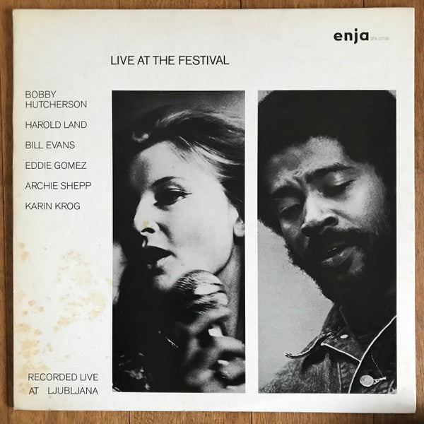 Bobby Hutcherson - Live At The Festival (Vinyl, LP, Album, Reissue, Stereo) Very Good Plus (VG+) / Very Good (VG)