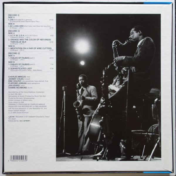Charles Mingus - In Amsterdam 1964 (3xVinyl, LP, Compilation, Mono) Very Good Plus (VG+) / Very Good Plus (VG+)