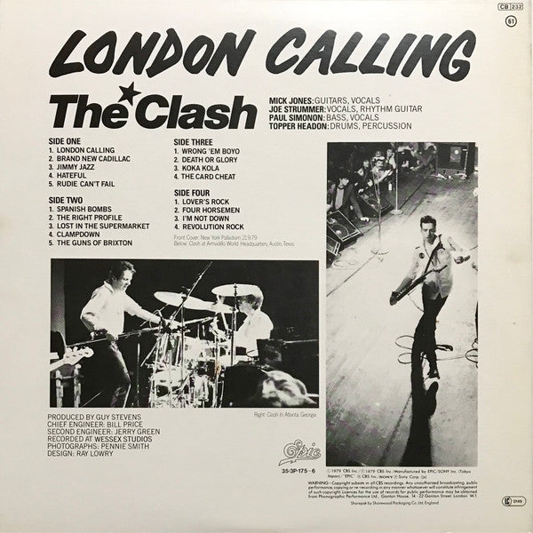 The Clash - London Calling (Vinyl, LP, Album)