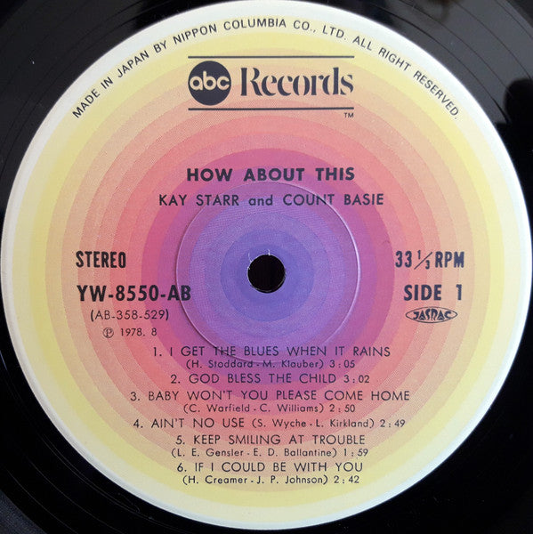 Kay Starr - How About This (Vinyl, LP, Album) Very Good Plus (VG+) / Very Good Plus (VG+)