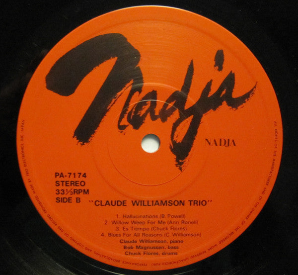 The Claude Williamson Trio - All God's Chillun Got Rhythm (Vinyl, LP, Album) Very Good Plus (VG+) / Very Good Plus (VG+)