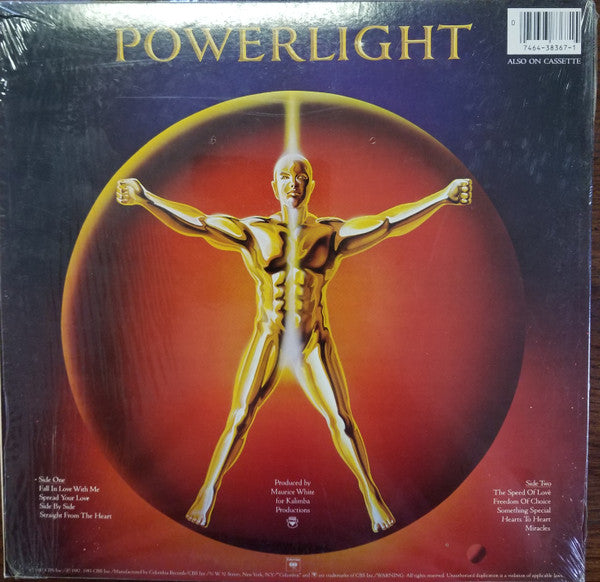 Earth, Wind & Fire - Powerlight (Vinyl, LP, Album) Very Good (VG) / Very Good Plus (VG+)