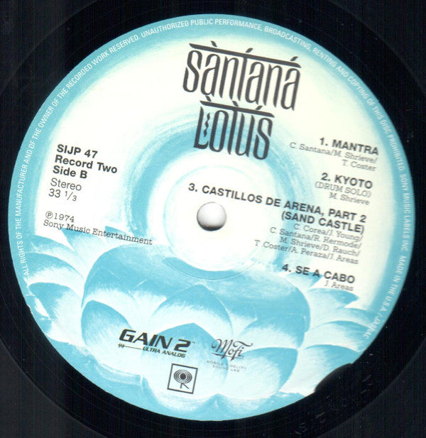 Santana - Lotus (3xVinyl, LP, Album, Limited Edition, Reissue, Remastered) Very Good Plus (VG+) / Near Mint (NM or M-)