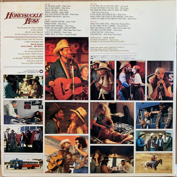 Willie Nelson & Family - Honeysuckle Rose (Music From The Original Soundtrack) (2xVinyl, LP, Album, Reissue, Stereo) Very Good (VG) / Good Plus (G+)