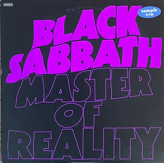 Black Sabbath - Master Of Reality (Vinyl, LP, Album, Promo, Reissue, Stereo) Very Good Plus (VG+) / Very Good (VG)