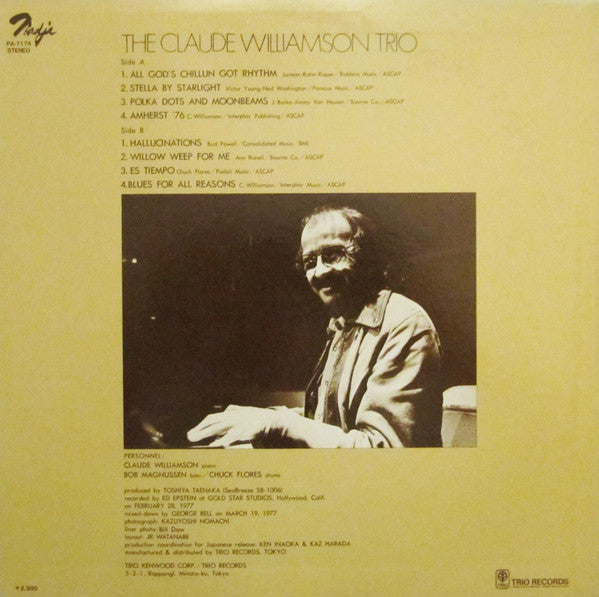 The Claude Williamson Trio - All God's Chillun Got Rhythm (Vinyl, LP, Album) Very Good Plus (VG+) / Very Good Plus (VG+)