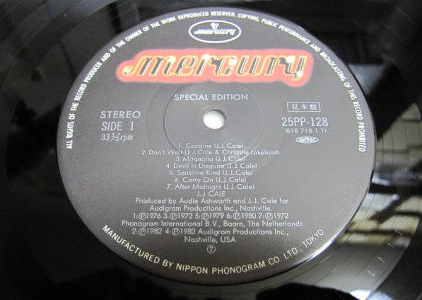 JJ Cale - Special Edition (Vinyl, LP, Compilation, Promo) Very Good Plus (VG+) / Good Plus (G+)