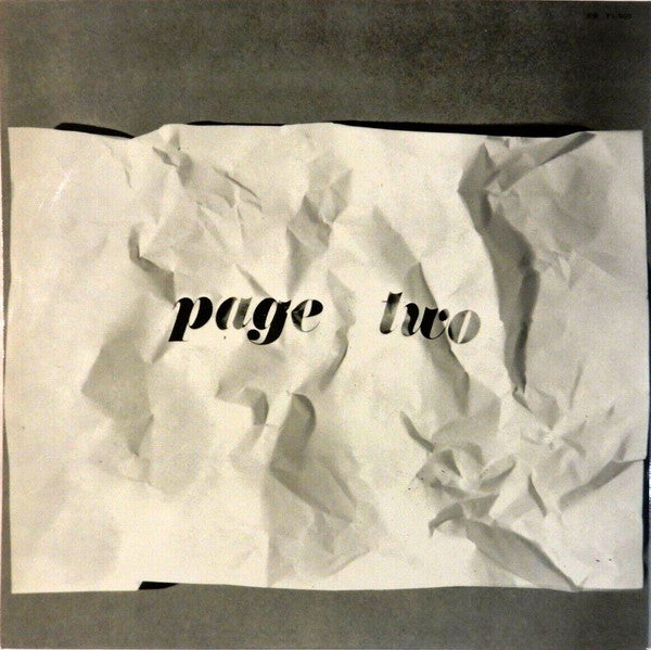 New Jazz Trio - Page Two (Vinyl, LP, Album, Promo) Very Good Plus (VG+) / Very Good Plus (VG+)