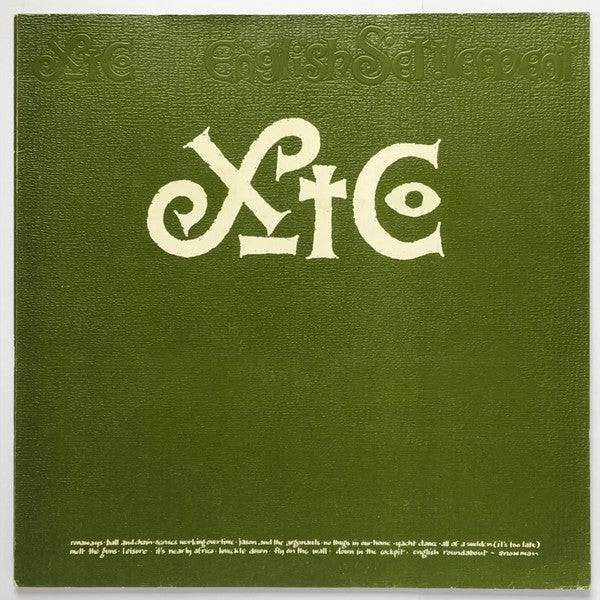 XTC - English Settlement (2xVinyl, LP, Album, Stereo) Very Good Plus (VG+) / Very Good (VG)
