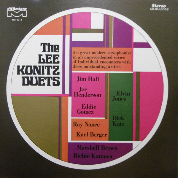 Lee Konitz - Duets (Vinyl, LP, Album)