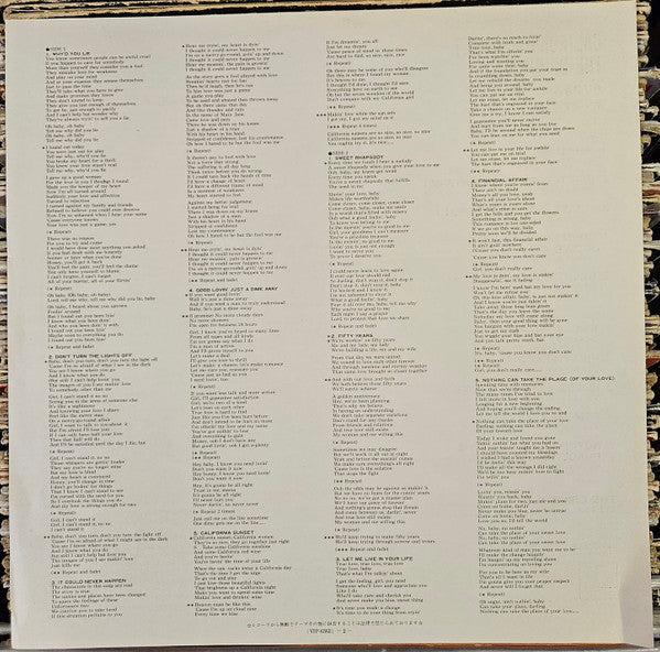 The Originals - California Sunset (Vinyl, LP, Album) Near Mint (NM or M-) / Very Good Plus (VG+)